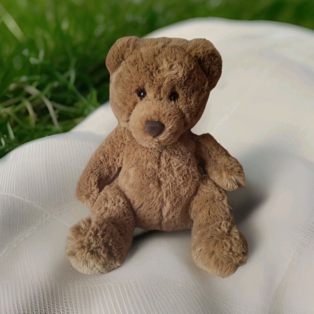 Aeropostale 2009 Teddy Bear Plush Tan Brown Stuffed Animal Soft Cuddly 12"